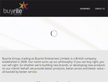 Tablet Screenshot of buyritegroup.com